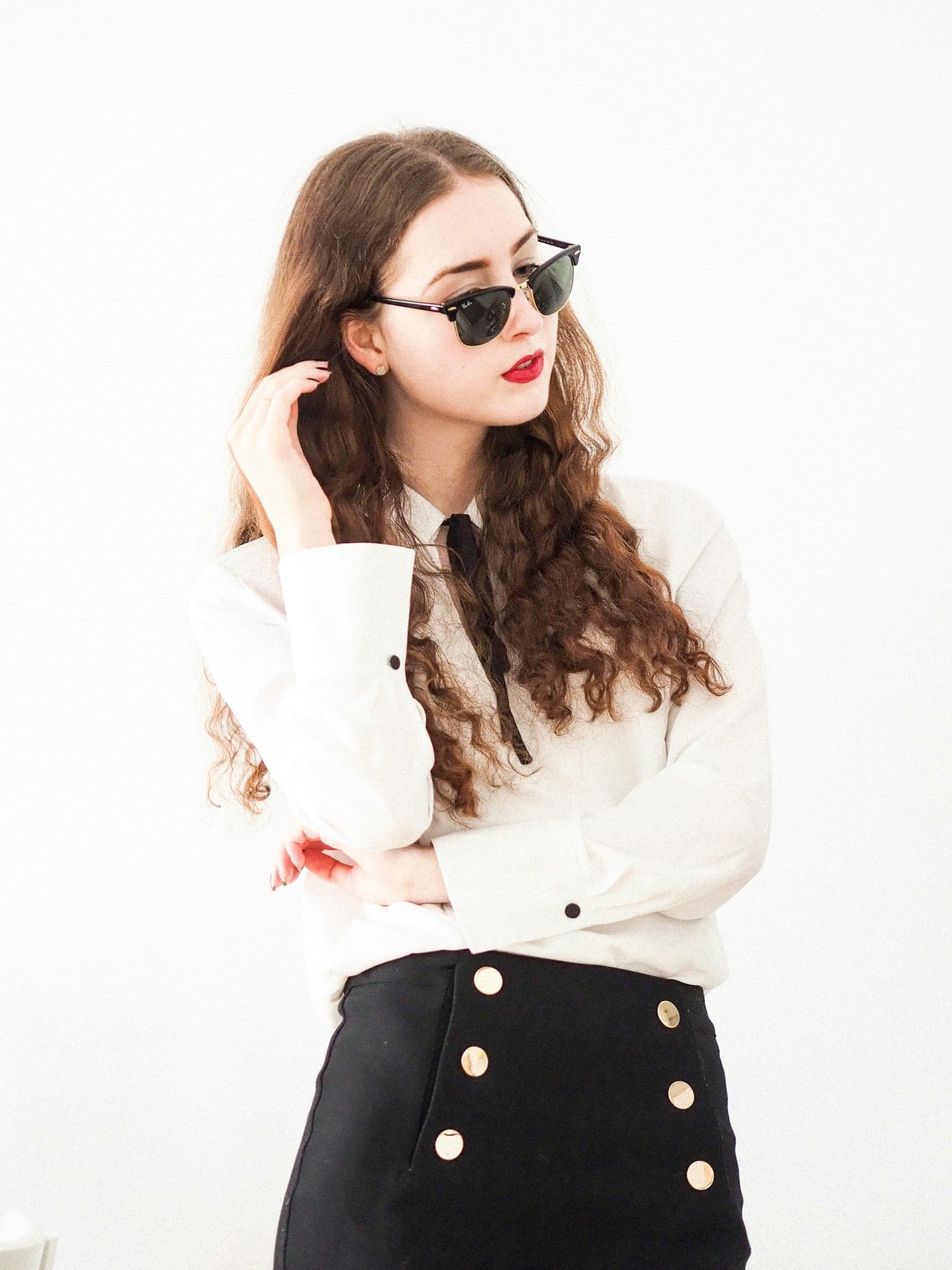 Ribbed Midi Knit Skirt — view 1